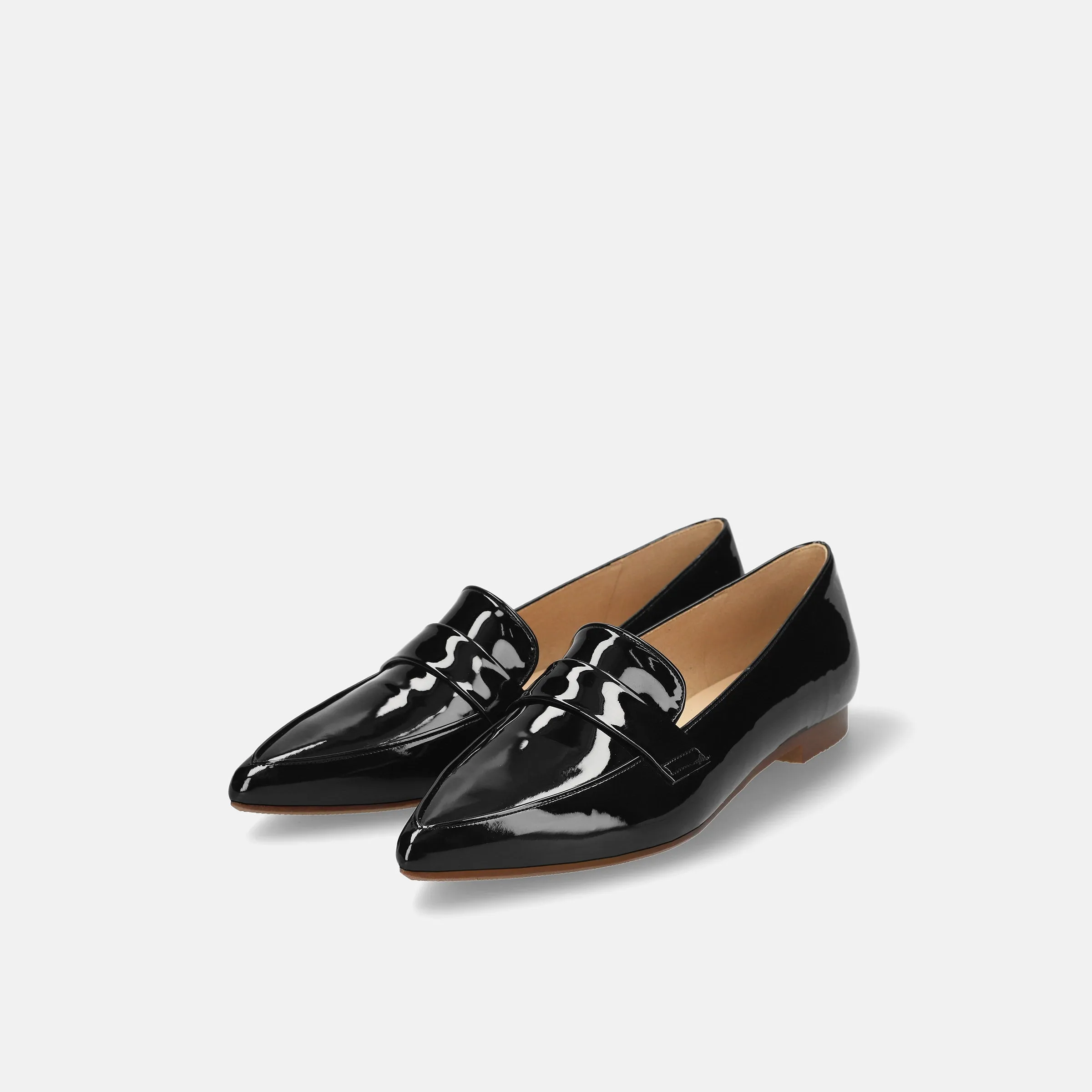 2024: For both sunny and rainy days/Loafers/Flat shoes (m17039) Black E