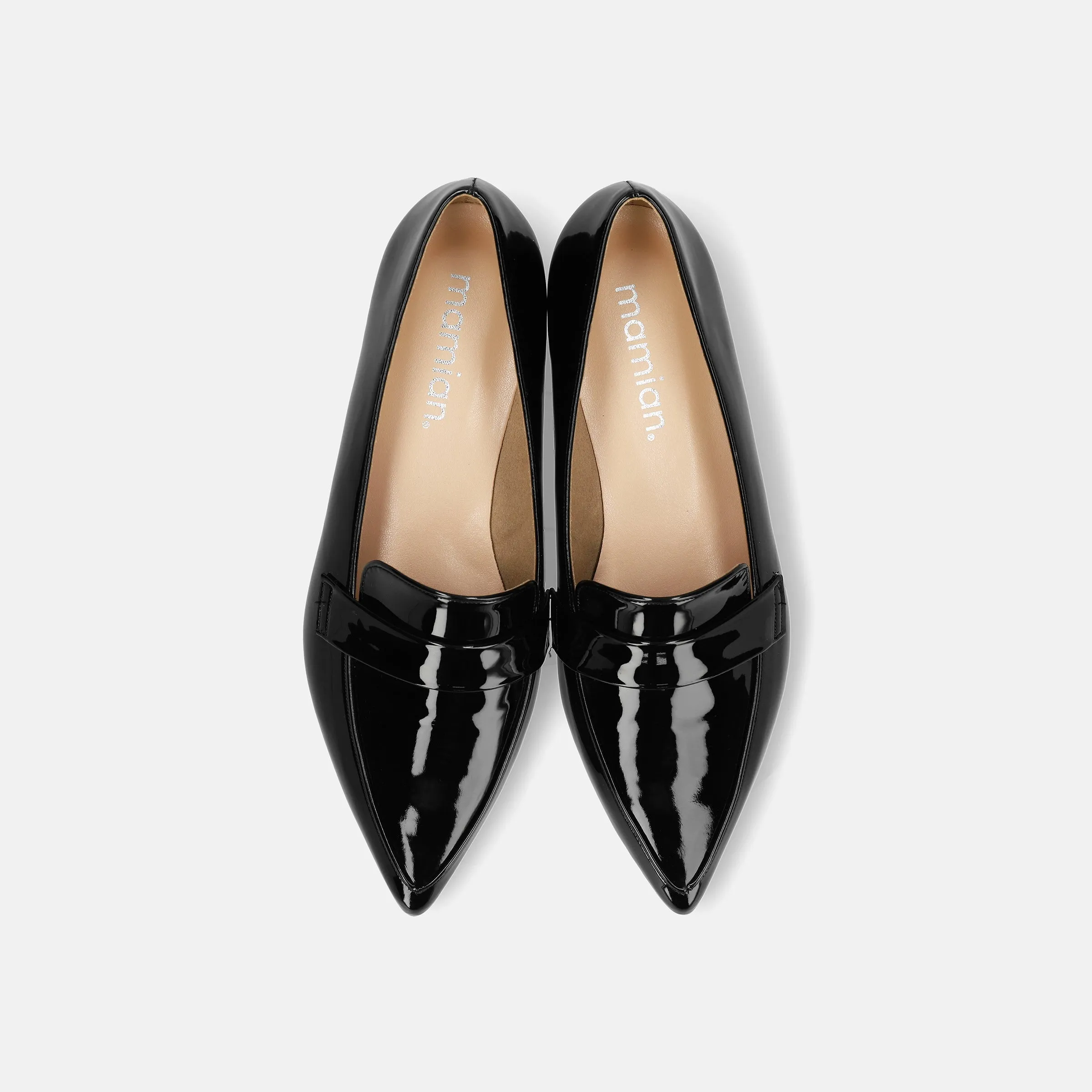 2024: For both sunny and rainy days/Loafers/Flat shoes (m17039) Black E