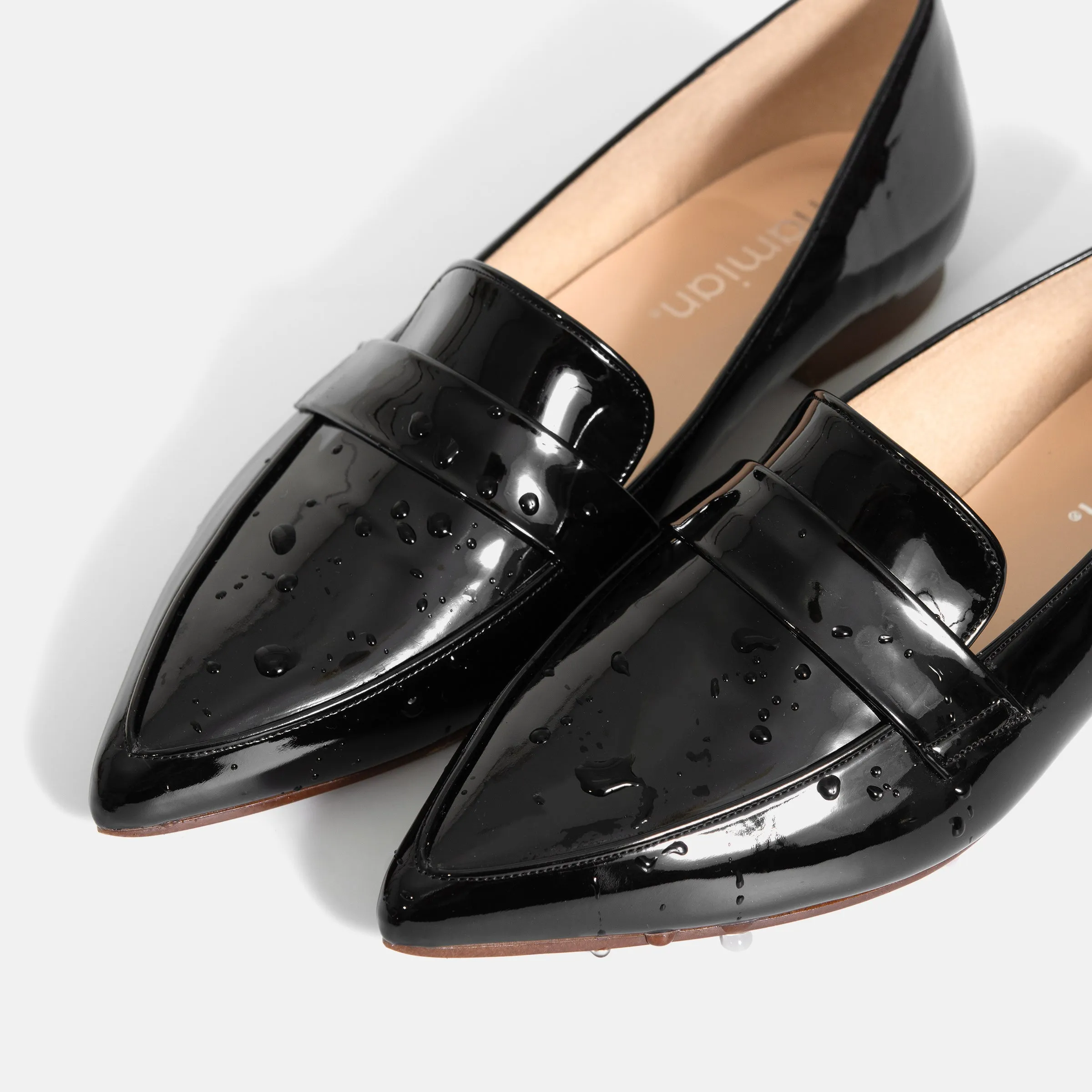 2024: For both sunny and rainy days/Loafers/Flat shoes (m17039) Black E