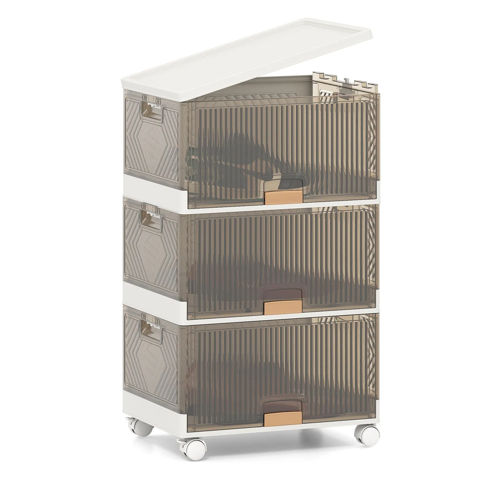 3-Tier Foldable Shoe Rack Organizer
