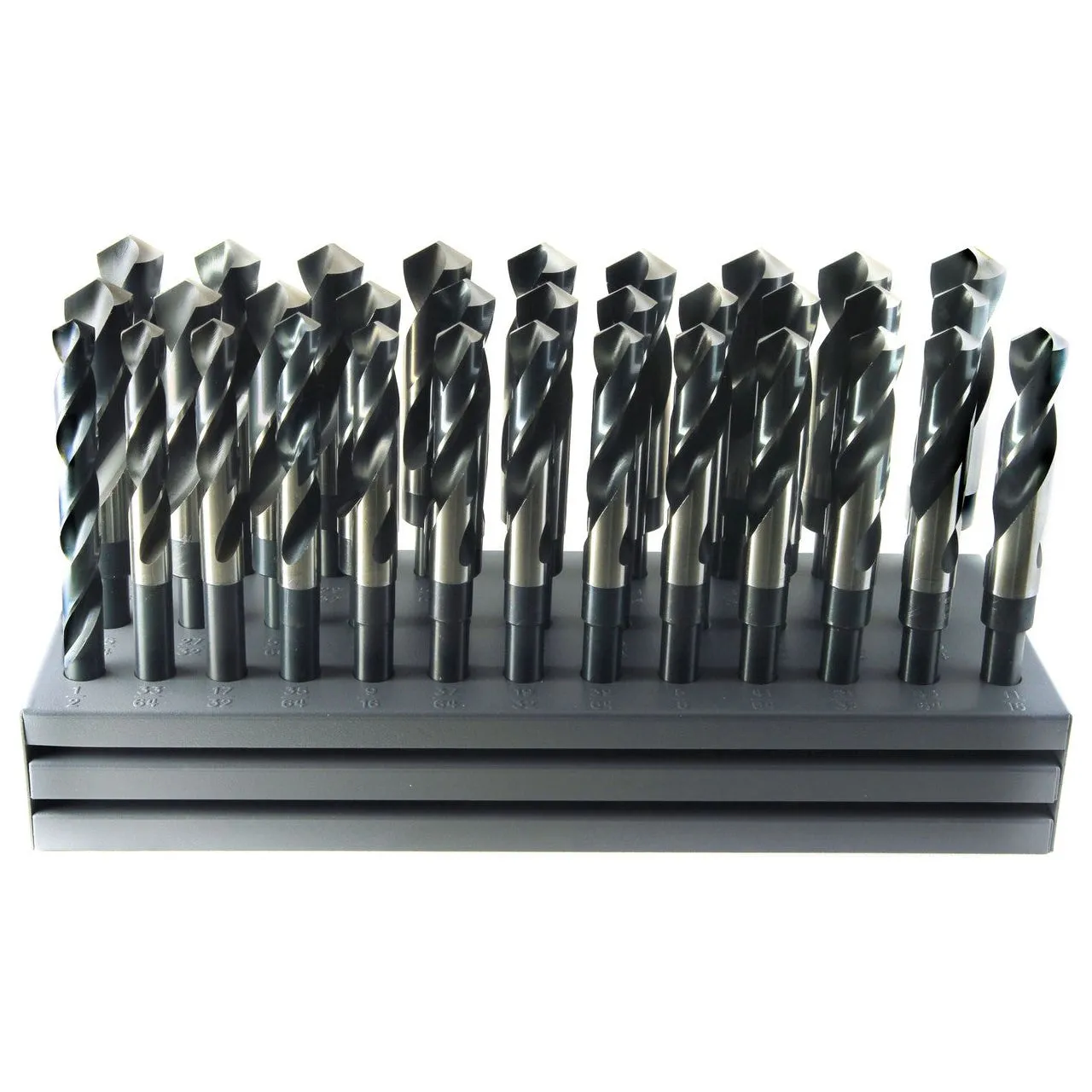 32 Pc S&D Flat Stand Set 1/2-1 with Drill | Drillco 1000F32