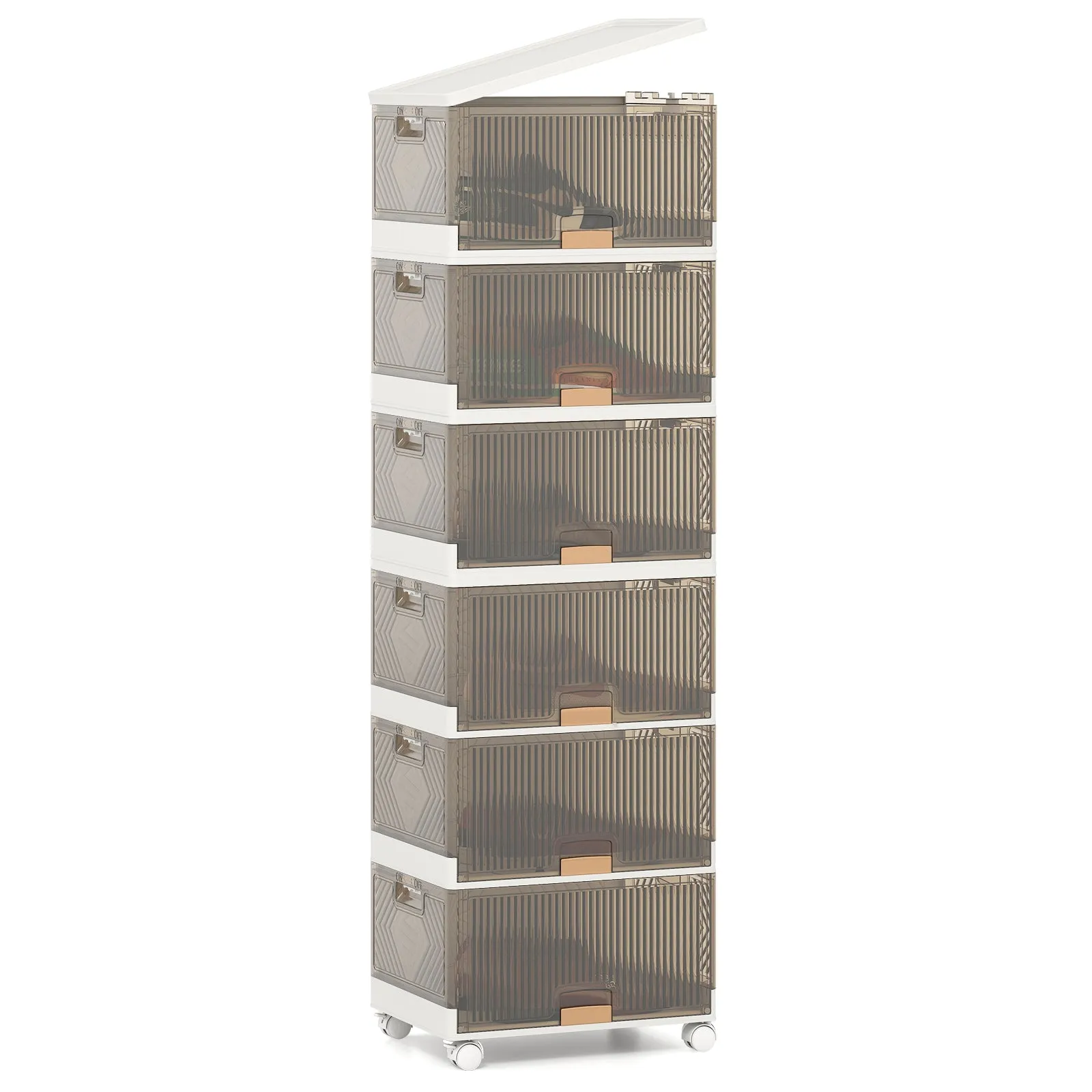 6-Tier Foldable Shoe Rack Organizer