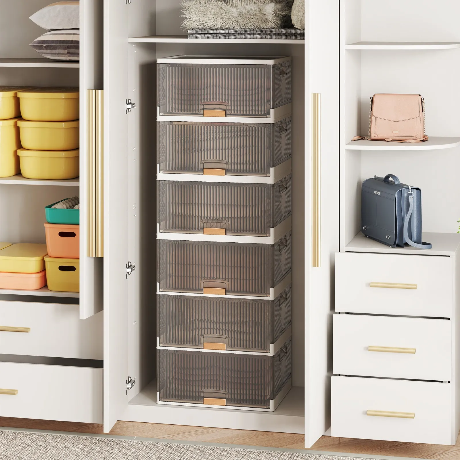 6-Tier Foldable Shoe Rack Organizer