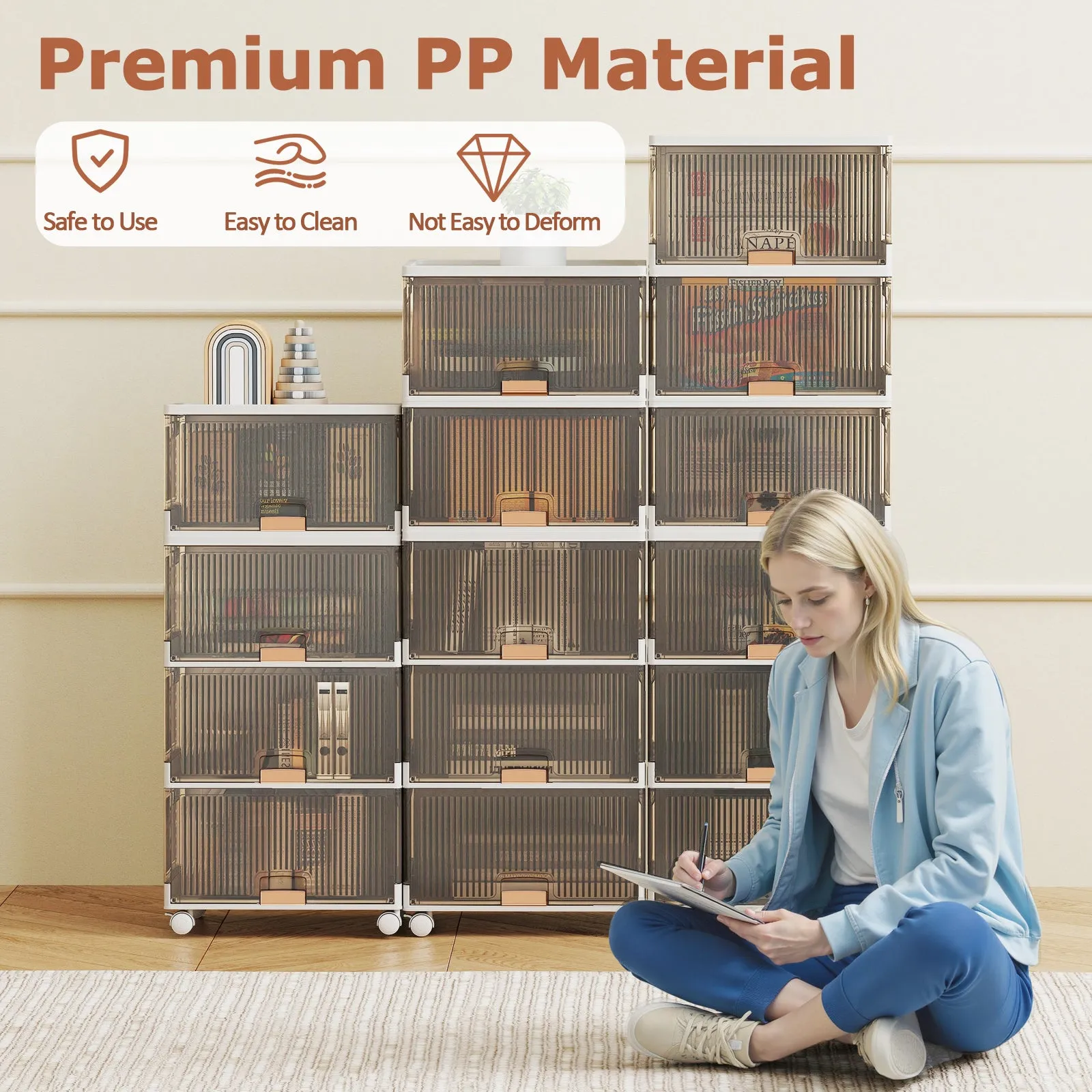 6-Tier Foldable Shoe Rack Organizer