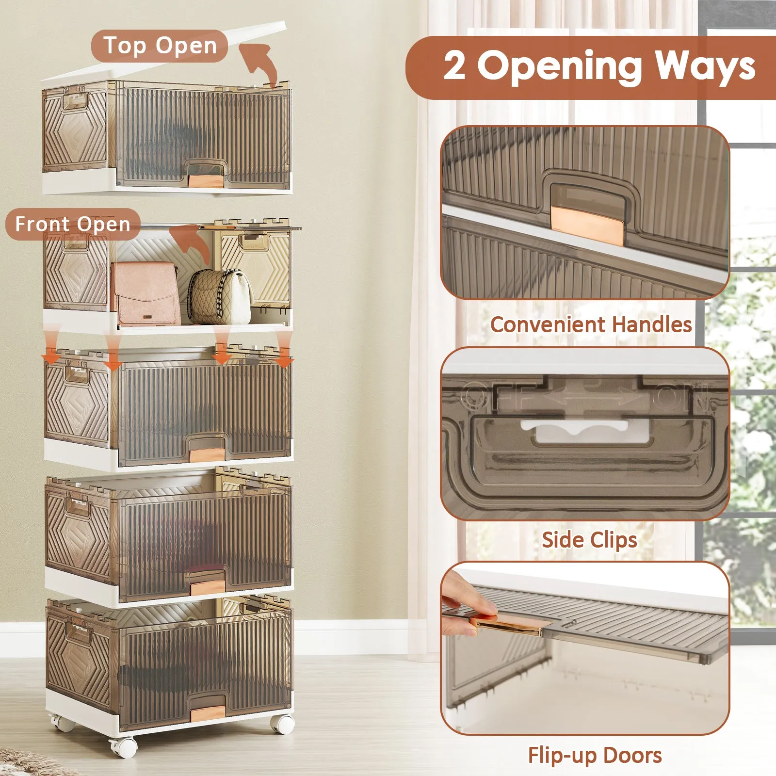 6-Tier Foldable Shoe Rack Organizer