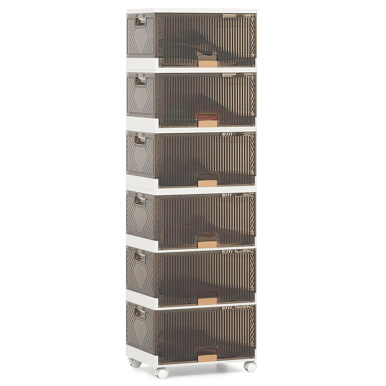 6-Tier Foldable Shoe Rack Organizer
