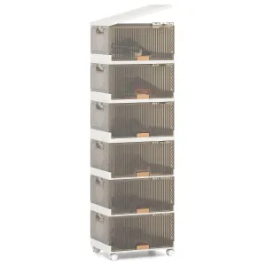6-Tier Foldable Shoe Rack Organizer