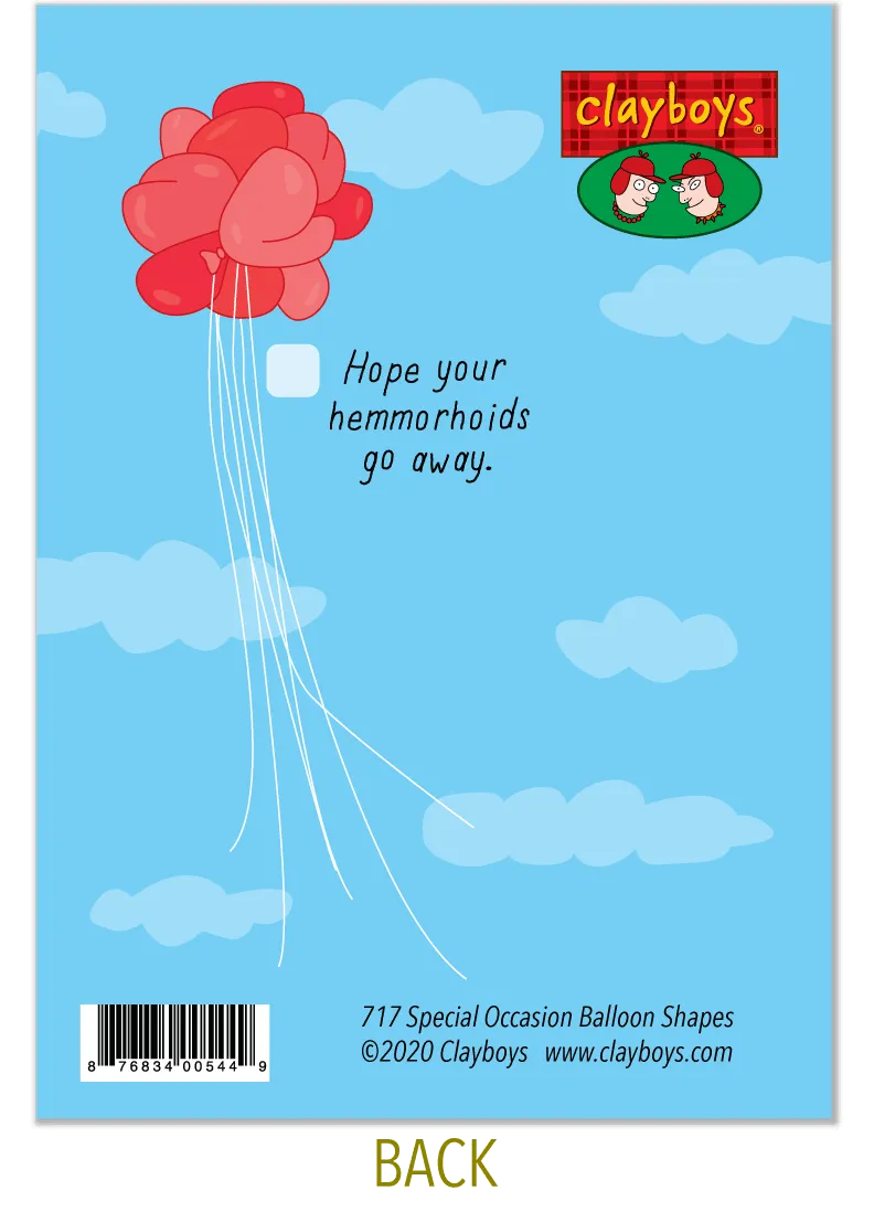 717 Special Balloon Shapes (Birthday Card)