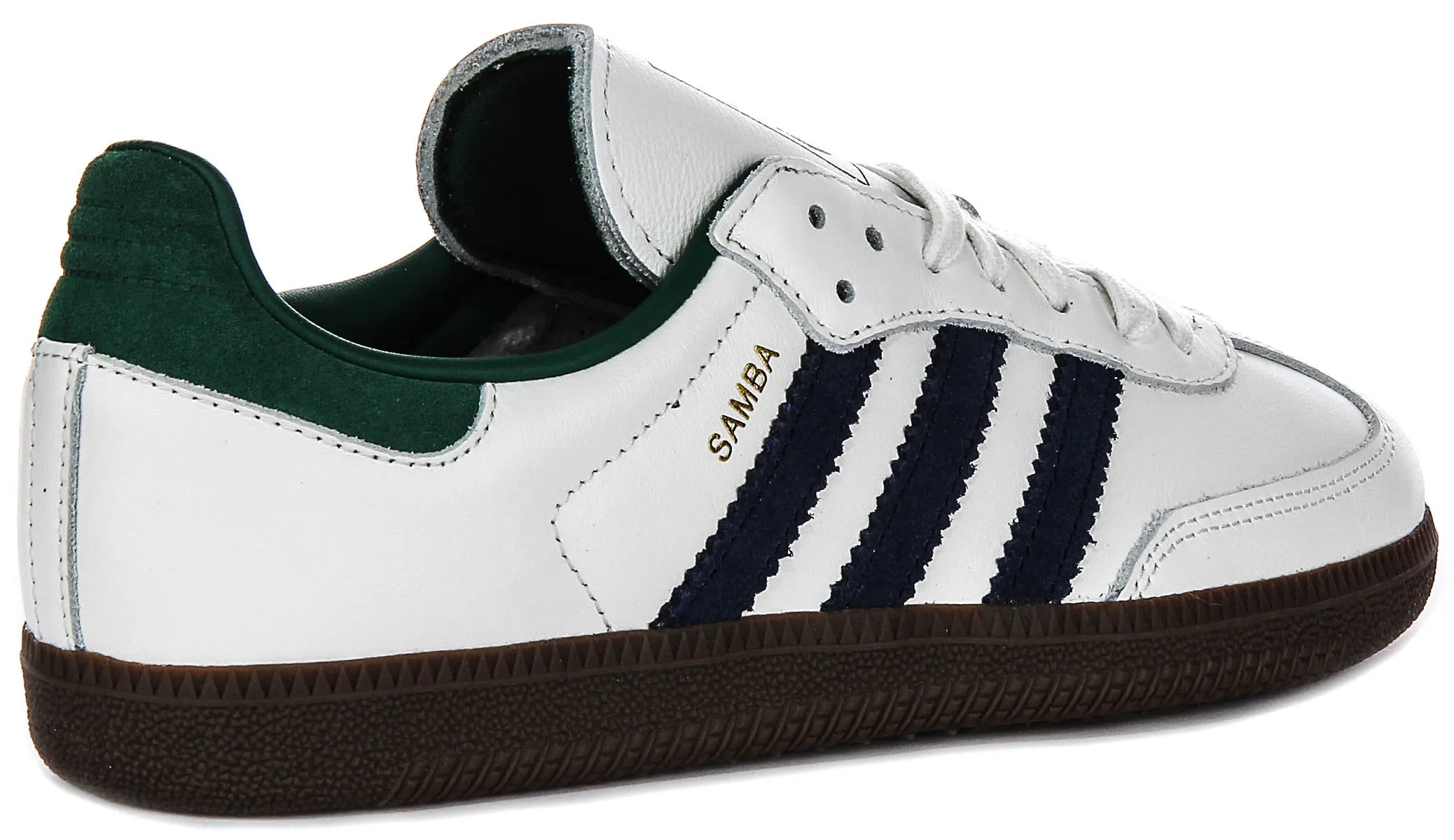 Adidas Samba OG In White Navy Green for Women