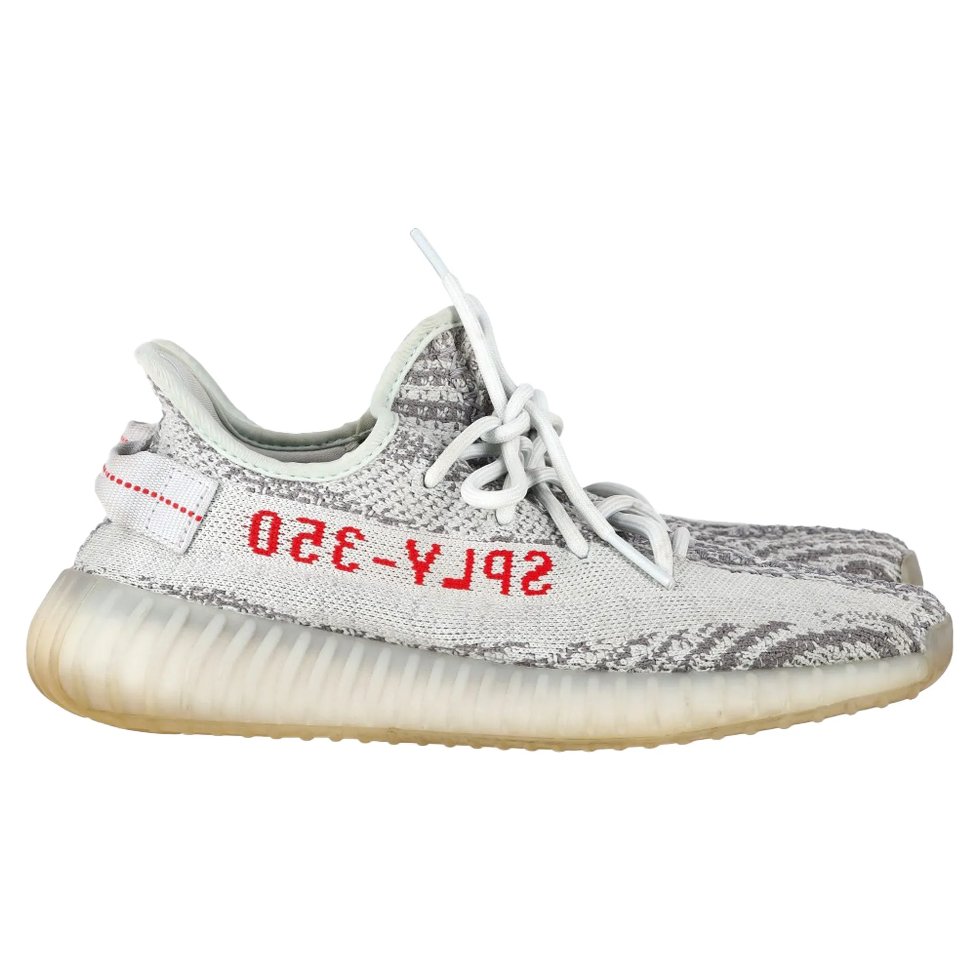 Adidas x Yeezy Boost 350 V2 Sneakers in Blue Tint Cotton
