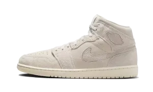 Air Jordan 1 Mid Craft Suede Ivory