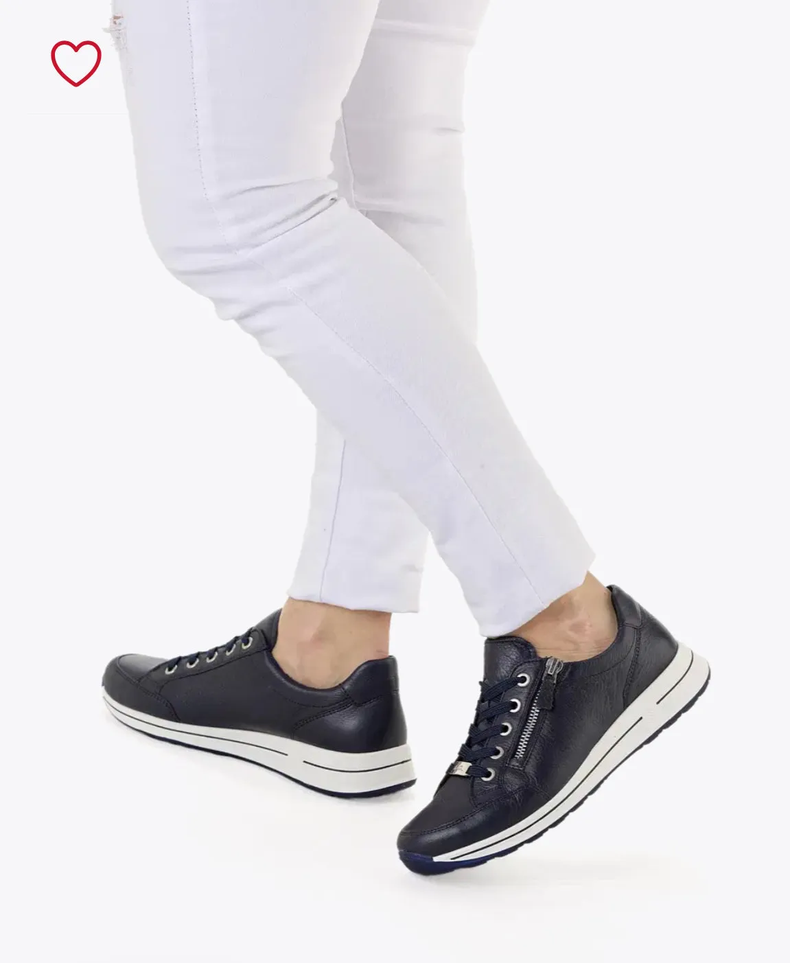 Ara - 24801 Osaka Navy Wide Fit Trainer