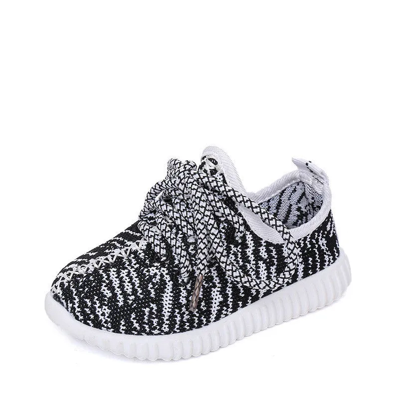 Autumn Candy Colors Children Shoes For Kids Mesh Breathable Sport Sneakers Boys Teenager Girl Running Shoes School Trainers