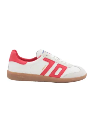Back 70 - Cloud White & Red Trainer