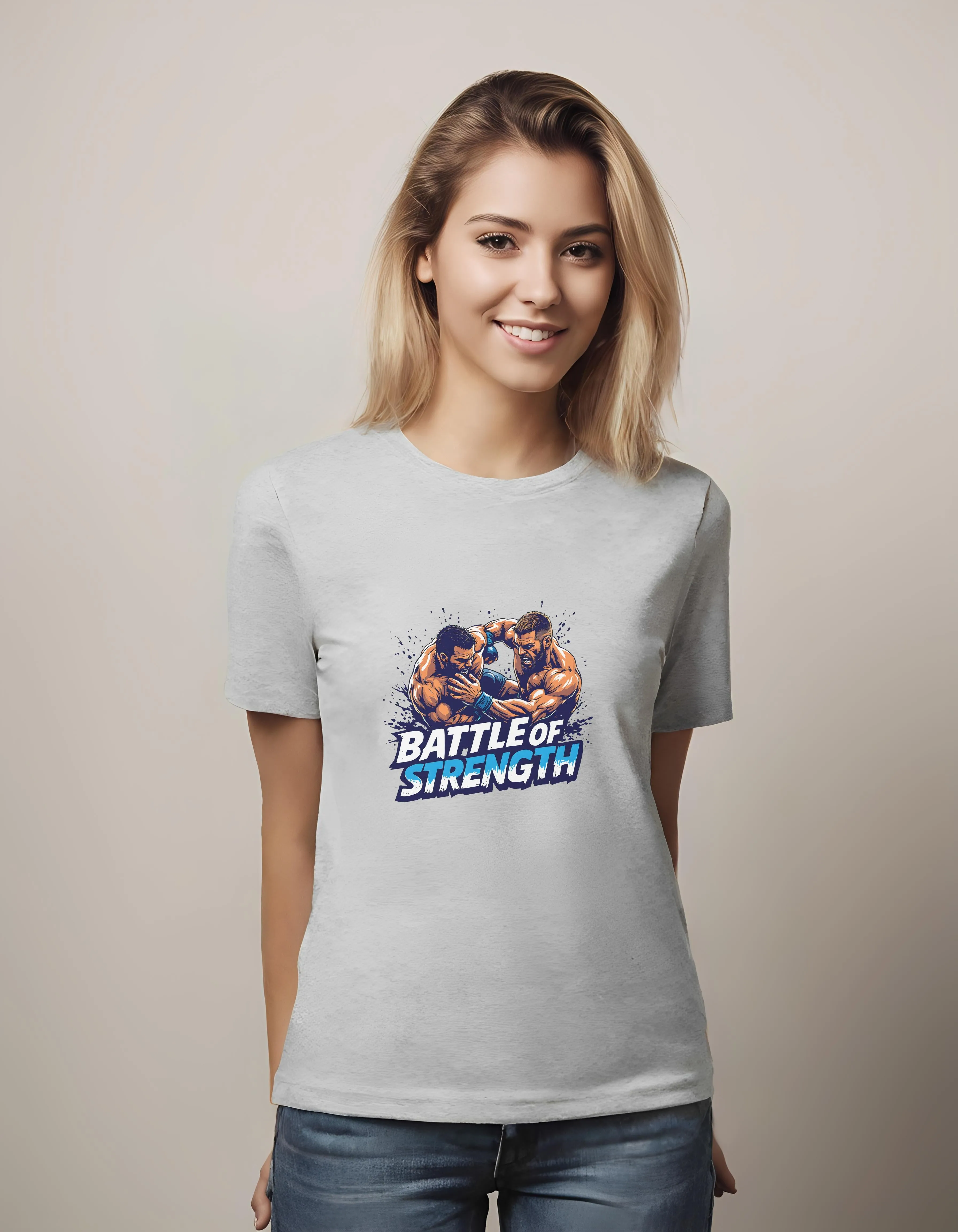 Battle of Strength Grappling Fighters Design | Classic T-Shirt (Unisex)