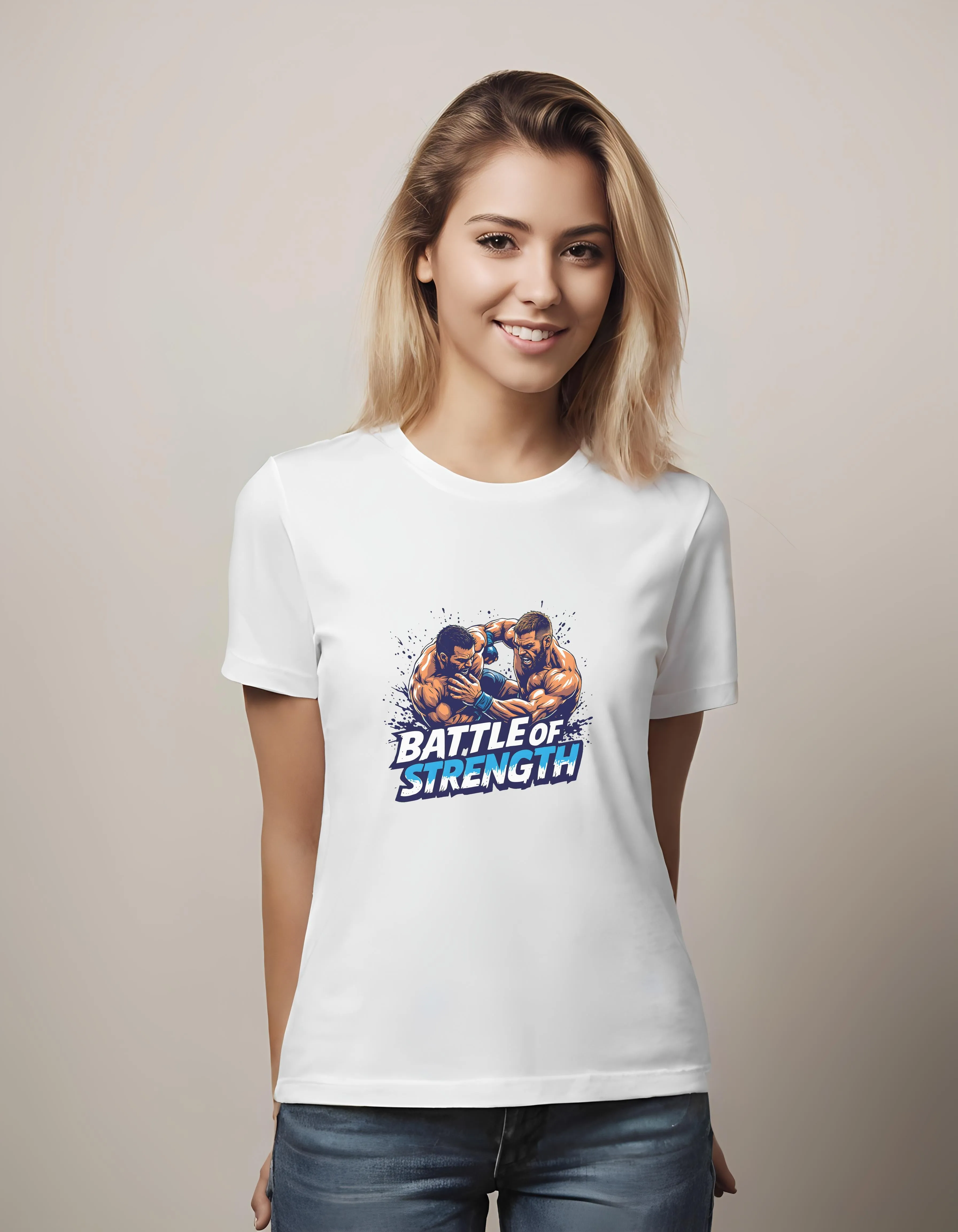 Battle of Strength Grappling Fighters Design | Classic T-Shirt (Unisex)