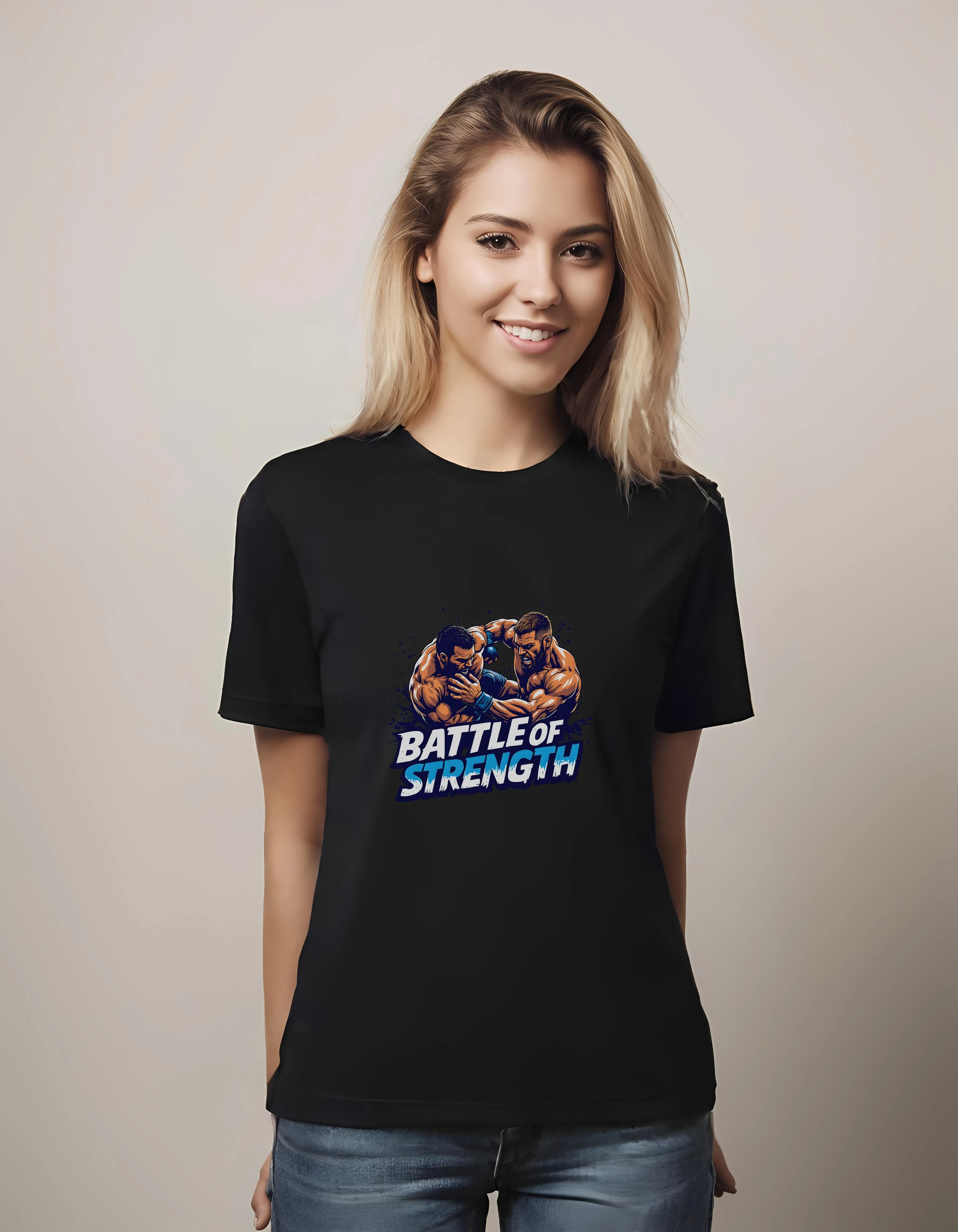 Battle of Strength Grappling Fighters Design | Classic T-Shirt (Unisex)