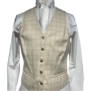 Becker Brothers Tan Plaid Vest