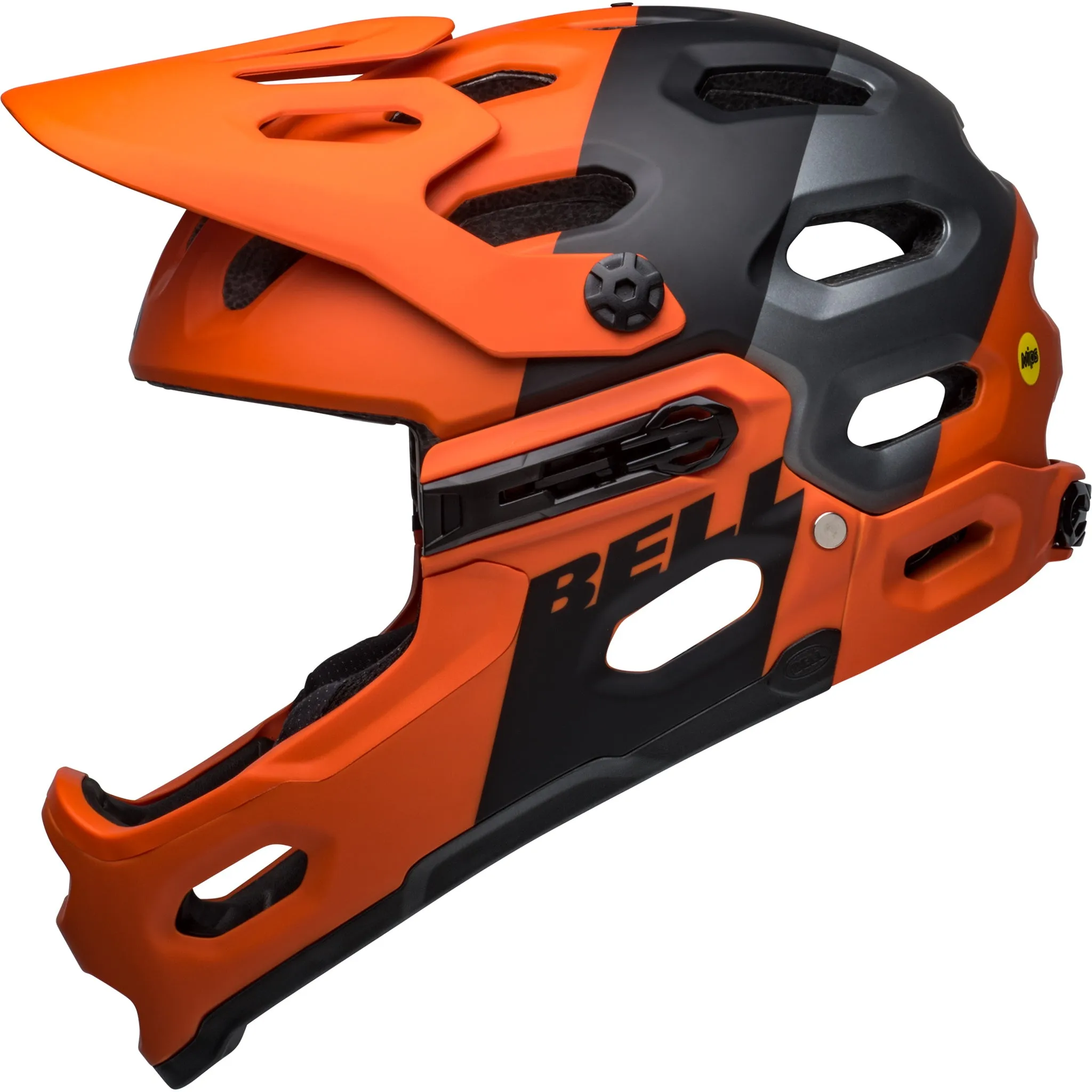 Bell Super 3R MIPS Helmet Orange/Black