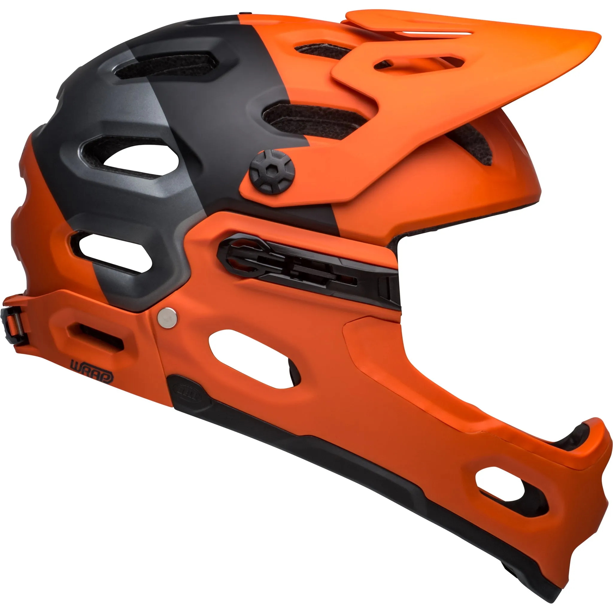 Bell Super 3R MIPS Helmet Orange/Black