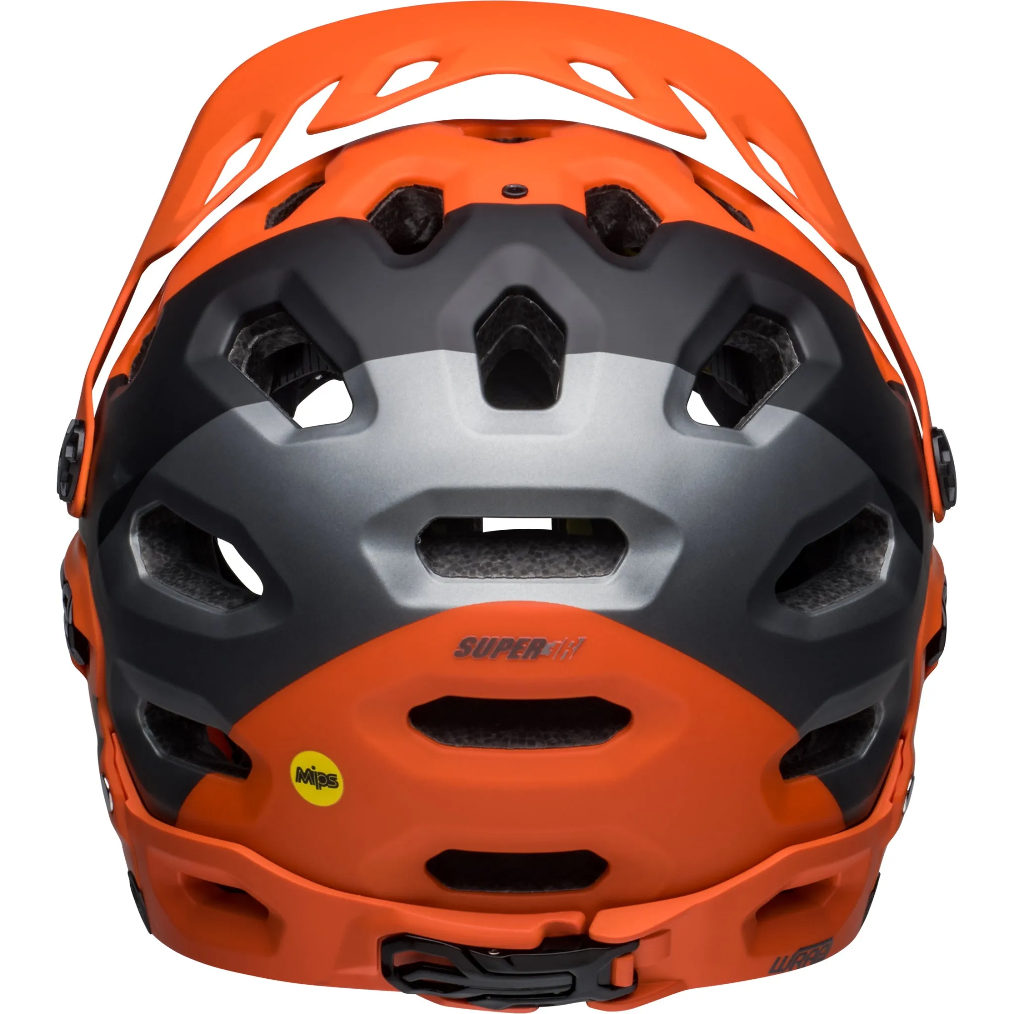 Bell Super 3R MIPS Helmet Orange/Black