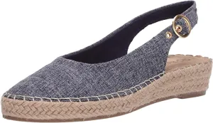Bella Vita womens Espadrille Wedge Sandal,Blue Fabric,9 N US