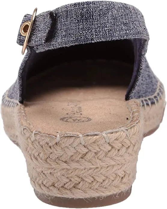 Bella Vita womens Espadrille Wedge Sandal,Blue Fabric,9 N US