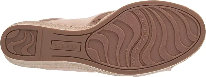Bella Vita womens Espadrille Wedge Sandal,Cream Suede,10 M US