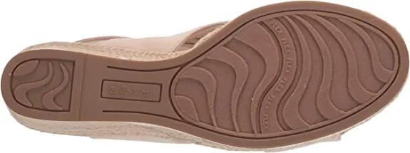 Bella Vita womens Espadrille Wedge Sandal,Cream Suede,9 M US