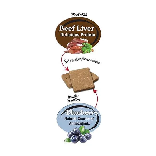 Benny Bully’s Liver Plus Blueberry Dog Treats (58-g bag)