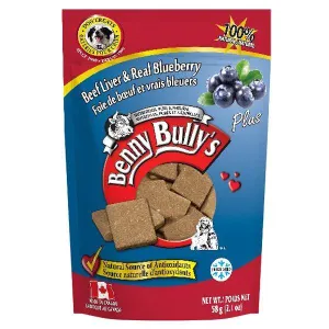 Benny Bully’s Liver Plus Blueberry Dog Treats (58-g bag)