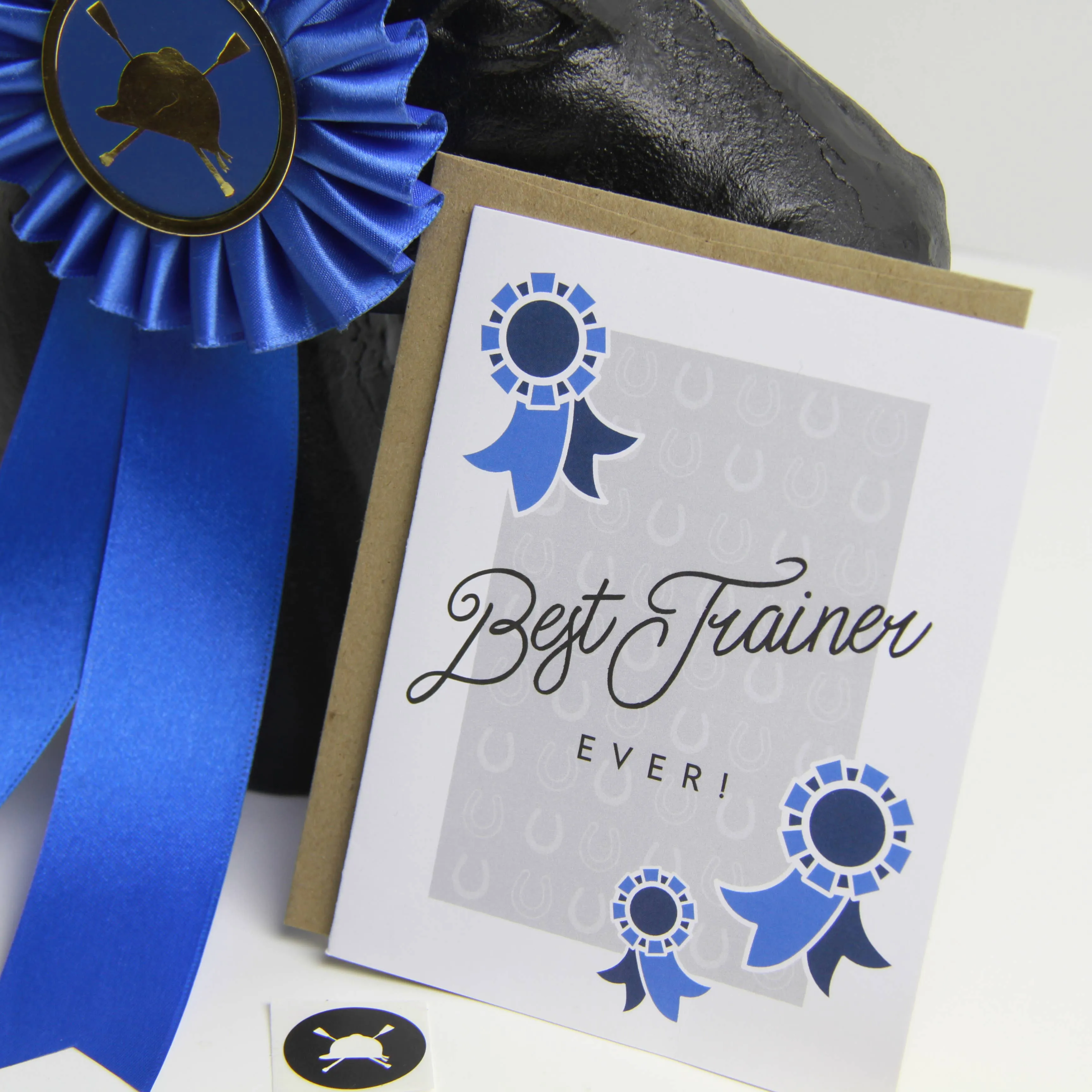 Best Horse Trainer Ever Equestrian Horse Greeting Card