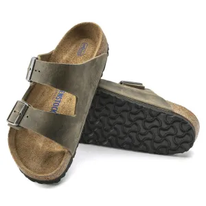 Birkenstock Arizona Faded Khaki Soft Footbed