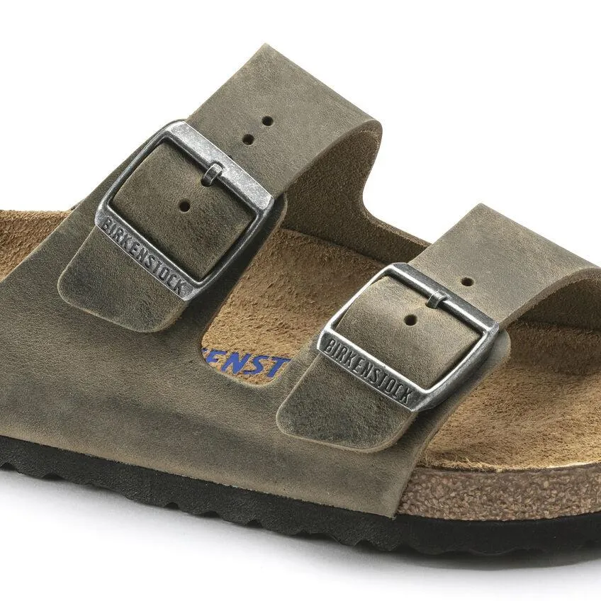 Birkenstock Arizona Faded Khaki Soft Footbed