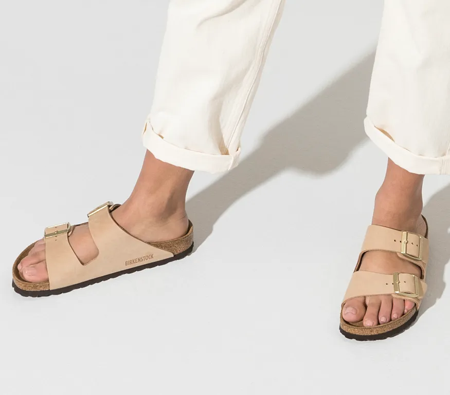 BIRKENSTOCK ARIZONA SANDCASTLE NUBUCK