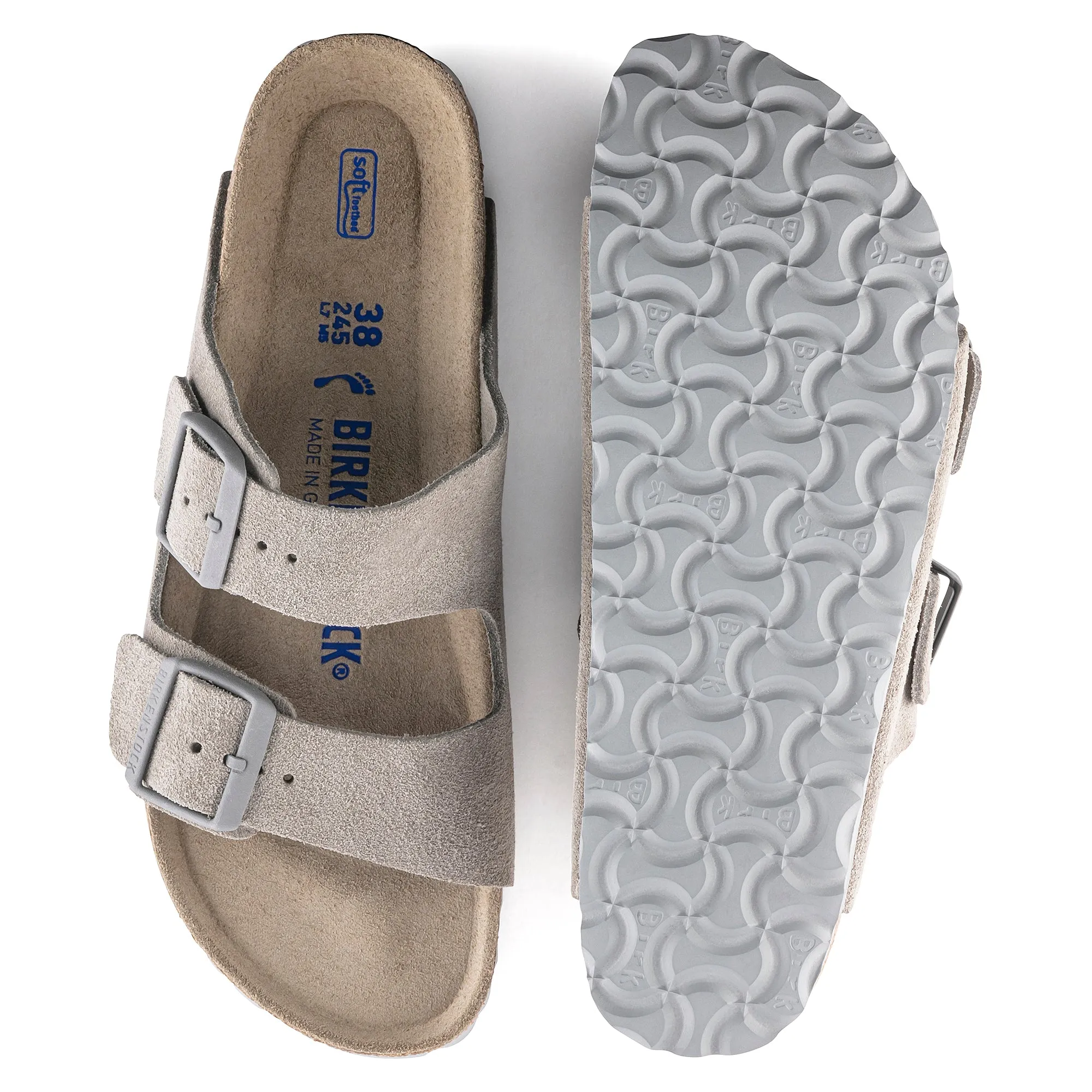 BIRKENSTOCK ARIZONA SOFT FOOTBED SUEDE LEATHER