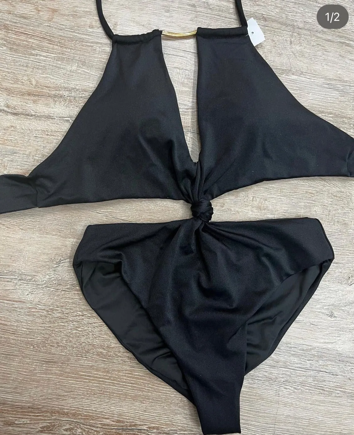 Black Luxury Trikini Swimsuit