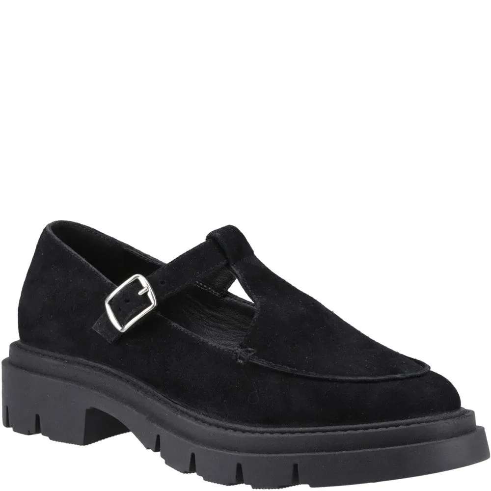 Black Nella T-Bar Shoes