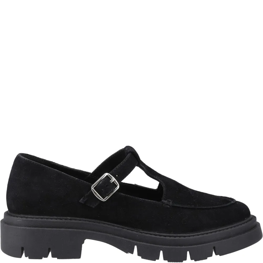 Black Nella T-Bar Shoes