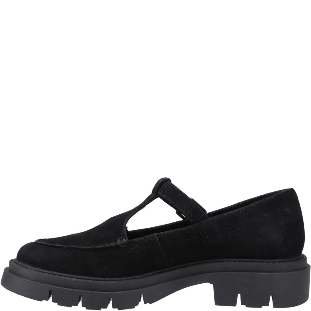 Black Nella T-Bar Shoes