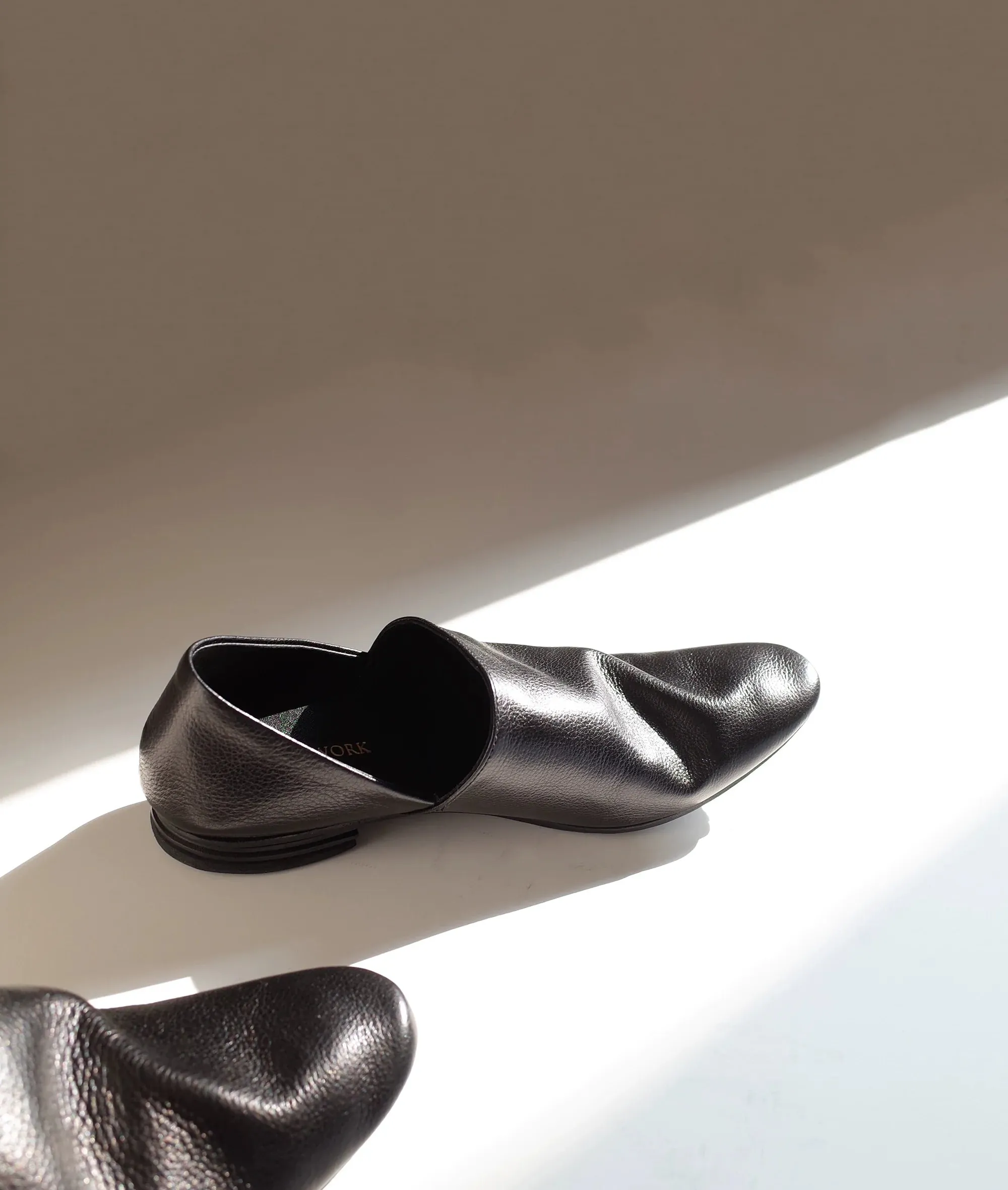 Black Slip-On Shoes