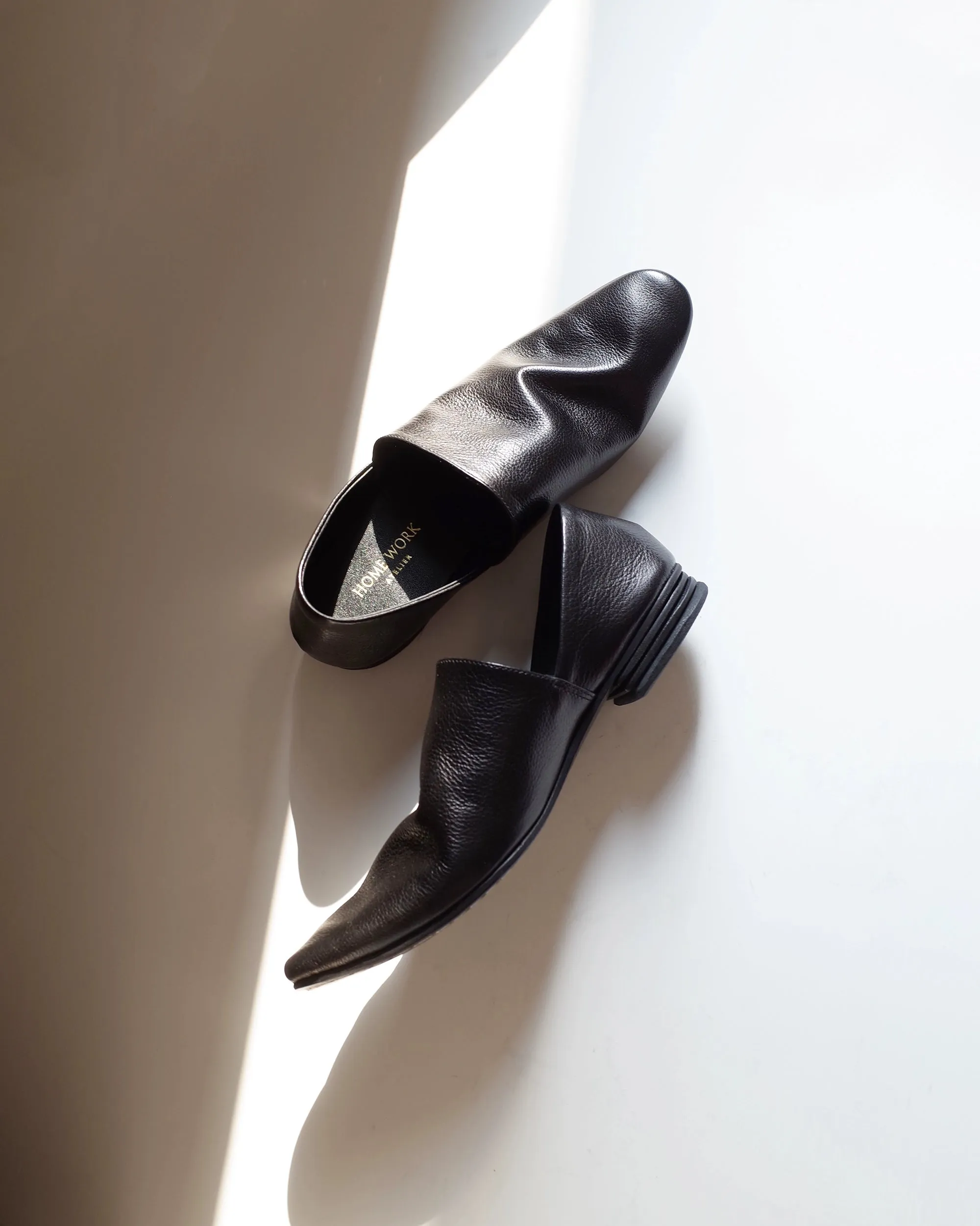 Black Slip-On Shoes