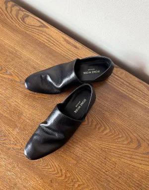 Black Slip-On Shoes