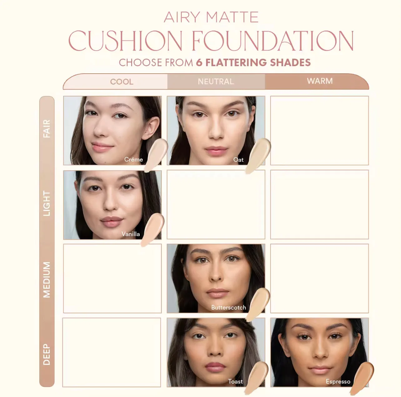 blk cosmetics Airy Matte Cushion Foundation SPF 15% Niacinamide