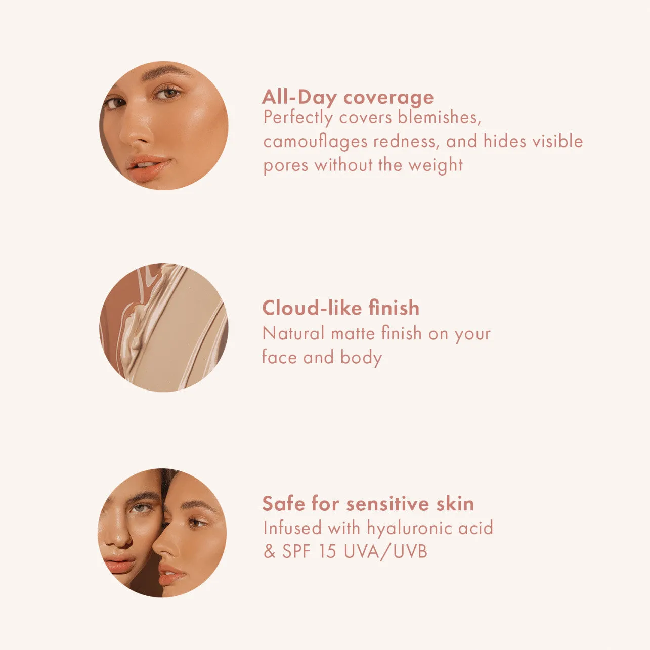 blk cosmetics Life-Proof Airy Matte Foundation Chestnut