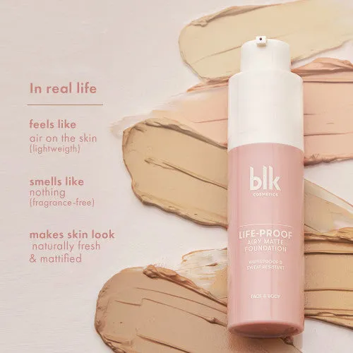 blk cosmetics Life-Proof Airy Matte Foundation Chestnut