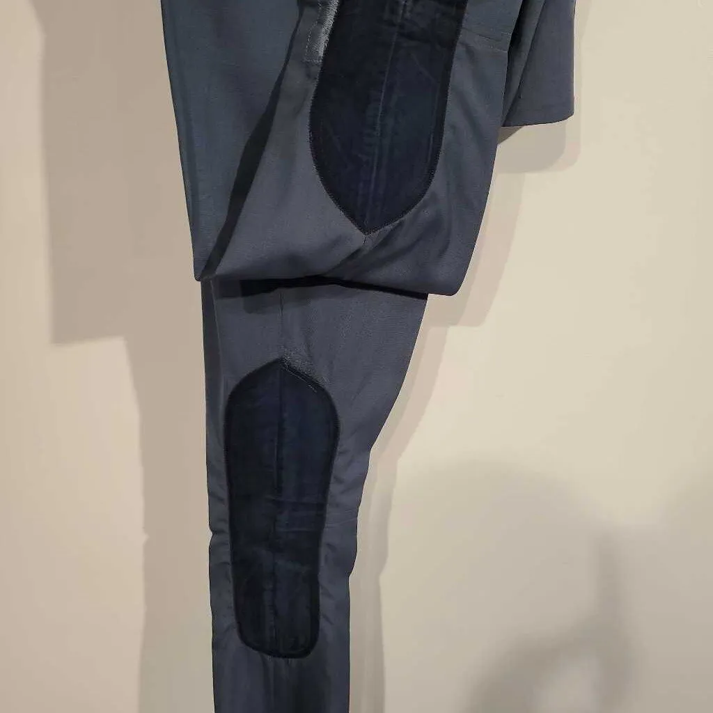 Blue Striped Pleasure Jods with Suede(31W, 35 1/4INS)
