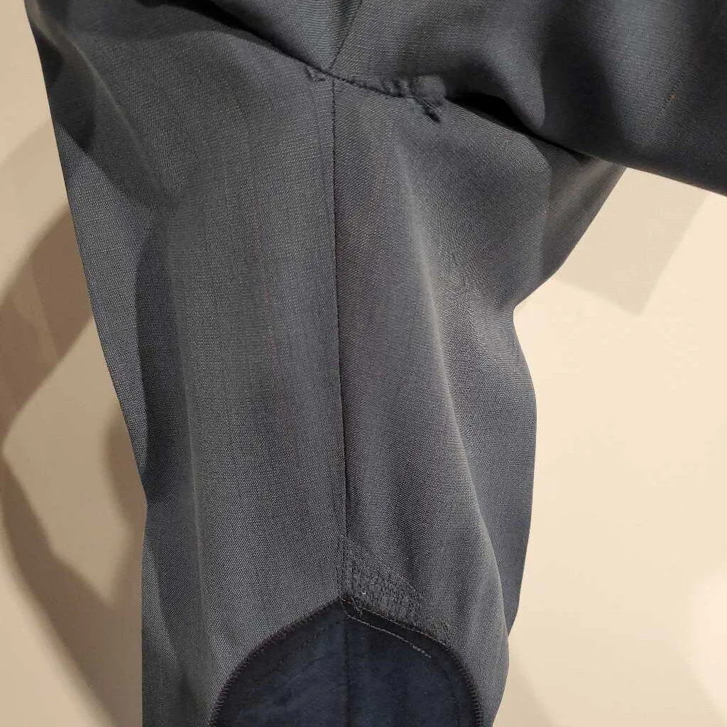 Blue Striped Pleasure Jods with Suede(31W, 35 1/4INS)