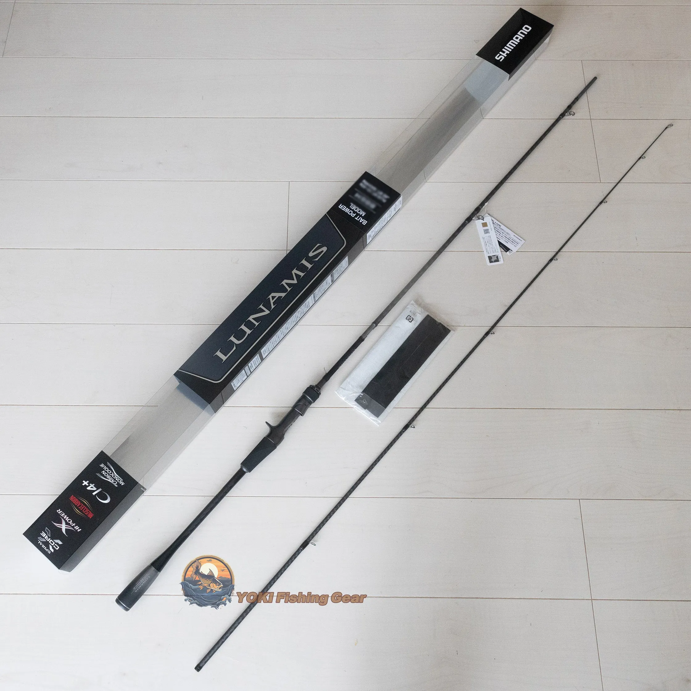 Brand New Shimano LUNAMIS B96M Baitcasting Rod