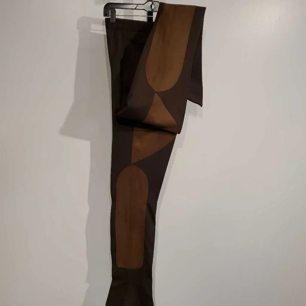 Brown Pleasure Jods with Suede(27W, 33 1/2INS)